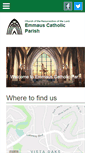 Mobile Screenshot of emmausparish.org